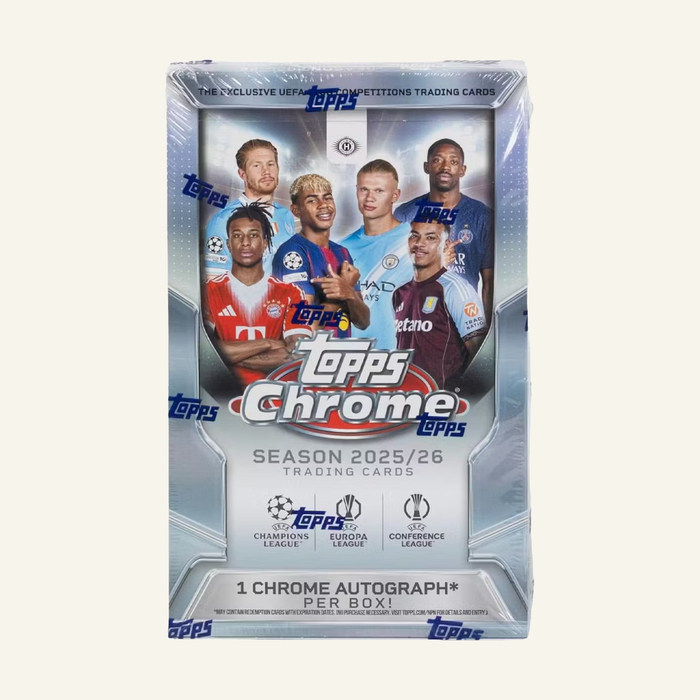 Topps Chrome UEFA Club Competitions 2025/26 - Hobby Box